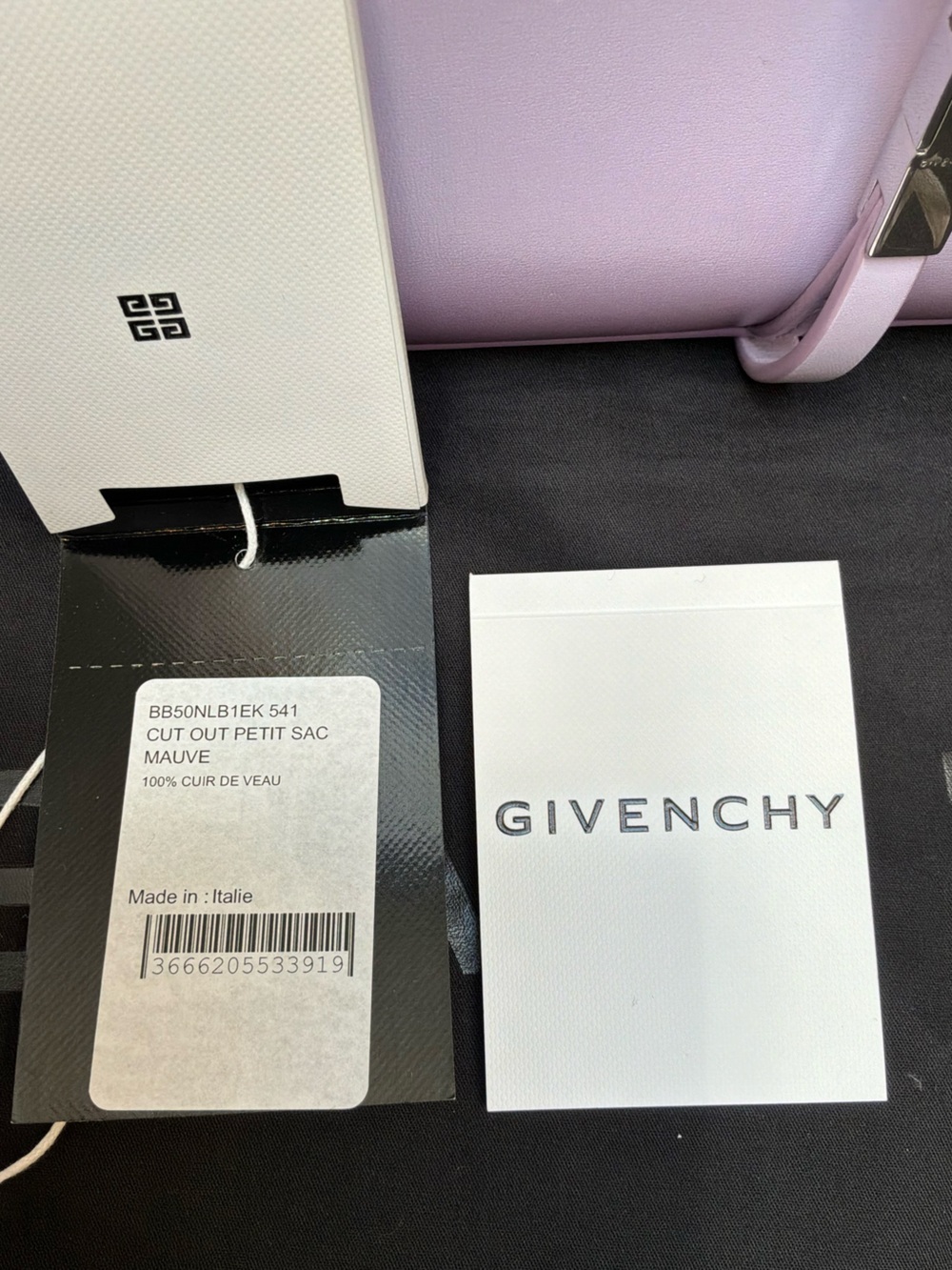 Givenchy Mauve Small Cut Out Bag - Picture 12 of 14